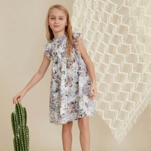 Toddler ruffle floral dress size 5